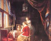 Lady at Her Toilet - 格里特·道